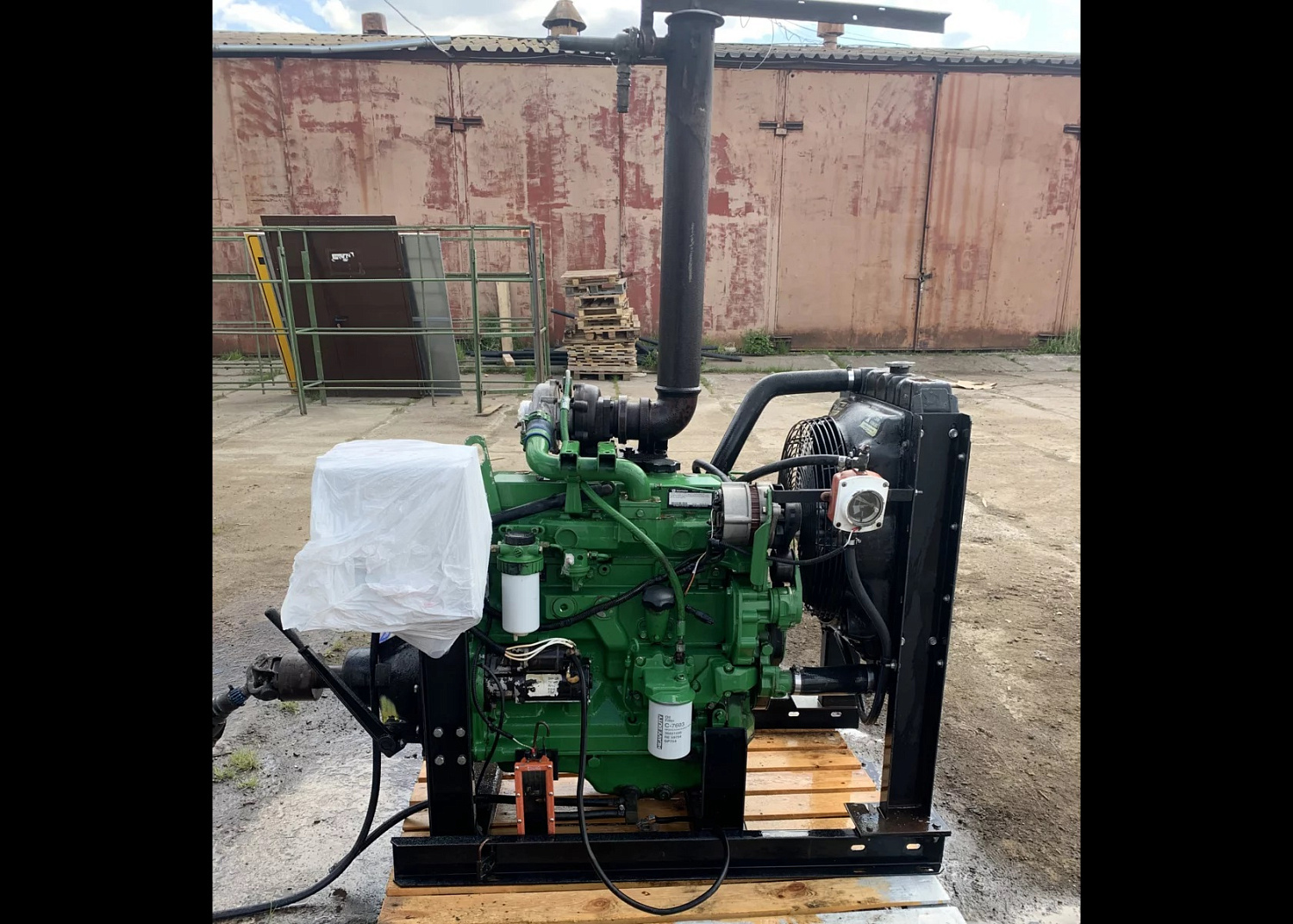 Ремонт дизельного двигателя насосной станции